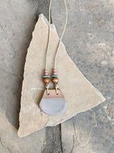 Load image into Gallery viewer, Neutral Ceramic Chunk Necklace