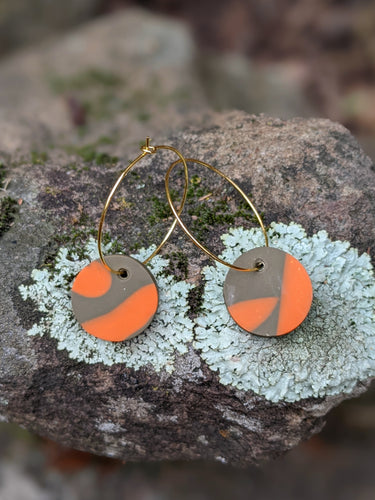 Autumn Hoop Earrings