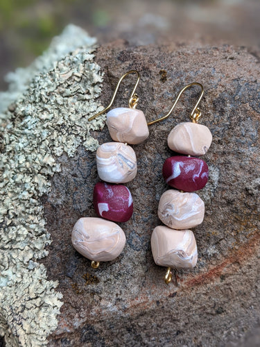 Holiday Chunk Earrings