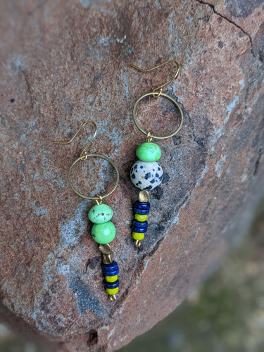 Beaded Sinker Earrings
