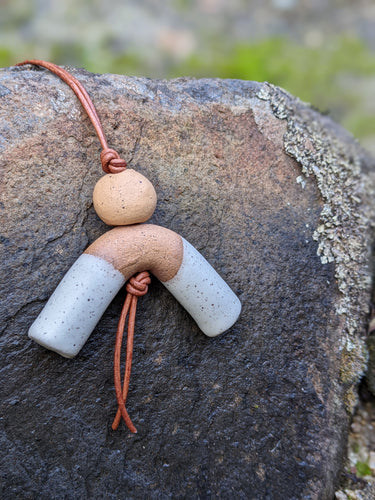 Arched Ceramic Necklace