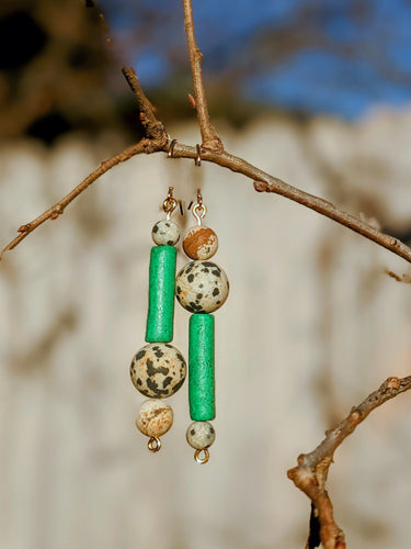 Double Jasper Earrings
