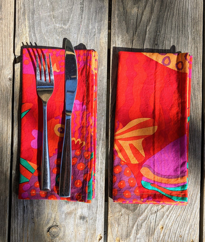 Napkin Set: Tropical Fishies