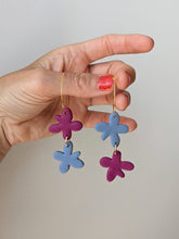 Load image into Gallery viewer, Little Wonky Flower Strand Earrings ~ Small Batch + One of a Kind Earrings