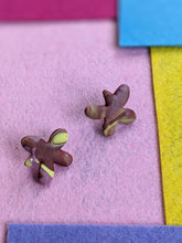 Load image into Gallery viewer, Little Wonky Flower Stud Earrings ~ Small Batch + One of a Kind Stud Earrings