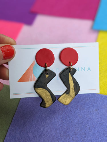 Cherry Lightening Stud Earrings