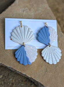 Endless Summer Collection: Double Shell Earrings
