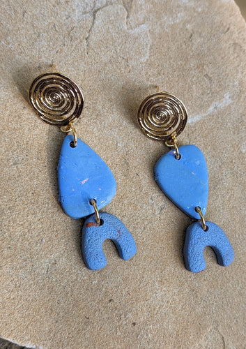 Endless Summer Collection: Spiral Waves Earrings