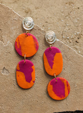Load image into Gallery viewer, Tutti Fruitti Collection: Spiral Blended Earrings