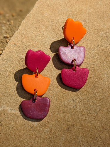 Tutti Fruitti Collection: Blob Drop Earrings