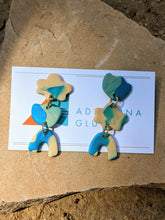 Load image into Gallery viewer, Watercolor Dangle Earrings