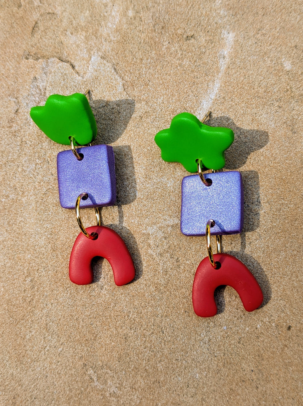 Color Blast Green Pop Earrings