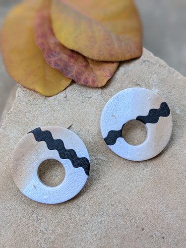 Zig Zquaggle Collection: Wavy Line Earrings