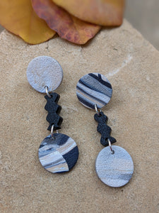 Galactic Moon Lava Collection: Lava Flow Earrings