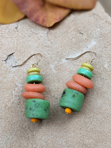 Stacked Beaded Earrings