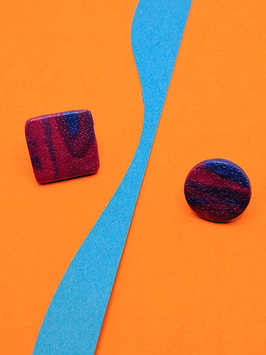 Experimental Batch ~ Pinks ~ Polymer Earrings