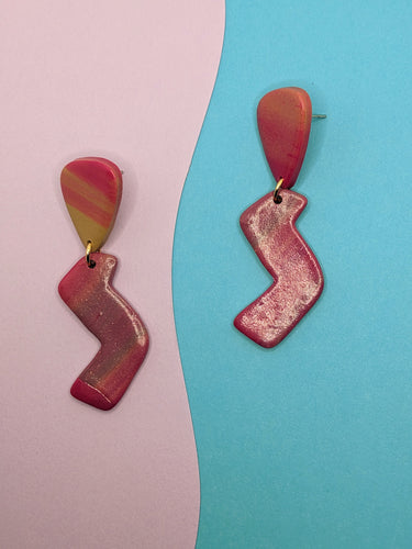 Experimental Batch ~ Blended ~ Polymer Earrings