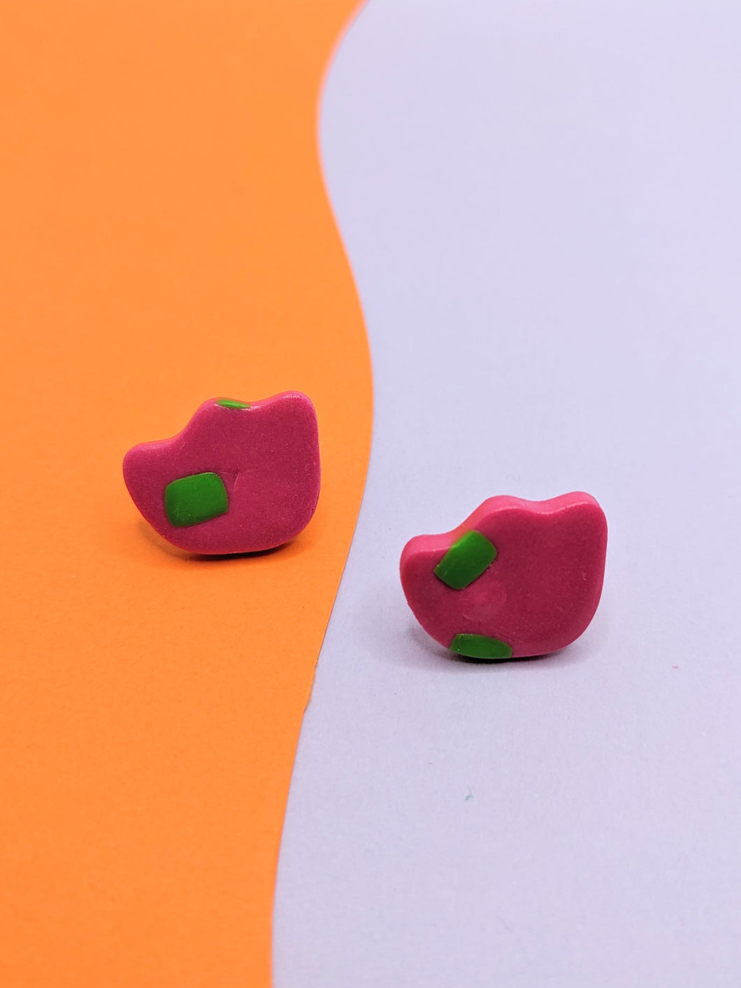 Green Sprinkle Polymer Pairs ~ Small Batch Earrings