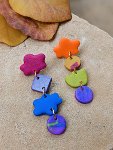 Rainbow Strand Earrings