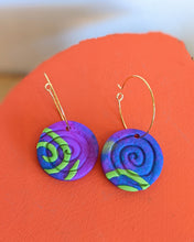 Load image into Gallery viewer, Poppin&#39; Spiral Earrings