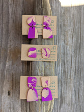 Load image into Gallery viewer, Blended Violet Earrings ~ Small Batch Earrings